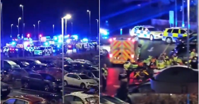 Atac violent într-un tren din Regatul Unit: diverse persoane înjunghiate, doi suspecți reținuți