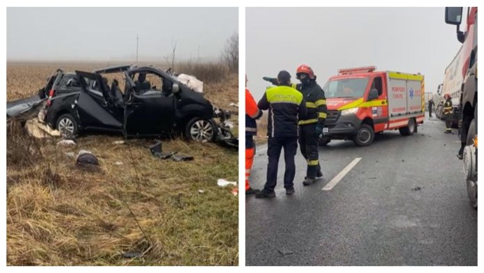 Accident rutier soldat cu victime multiple în Timiș: Șase pierderi de vieți omenești și două persoane internate în spital