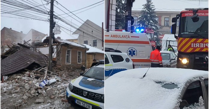 Explozie puternică la Poliția Rutieră din Lugoj: Două persoane cu arsuri, spitalizate.