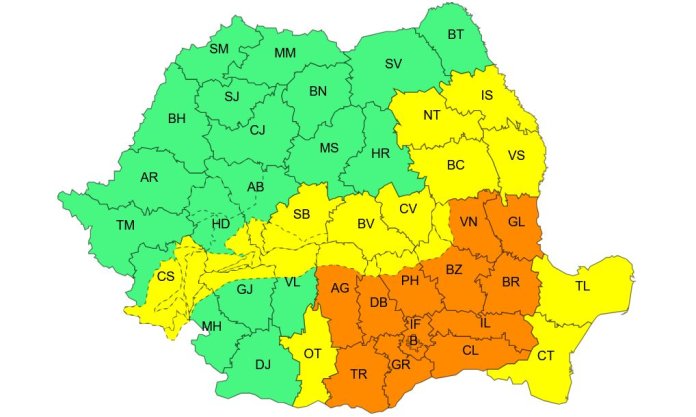„Cel mai puternic episod de iarnă prognozat de ANM: Cod portocaliu de viscol și ninsori în București și 12 județe, cu un strat de zăpadă preconizat de 50 de cm.”