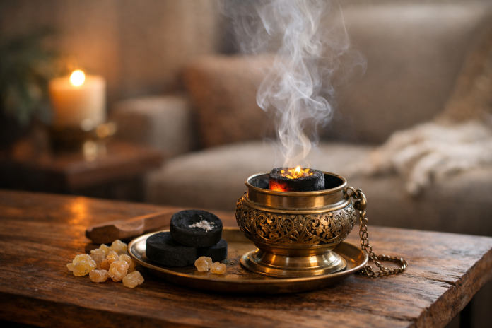 Cum se folosește tămâia pentru fumigație, fără să te îneci în fum și fără să-ți fie frică de jar