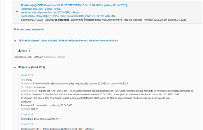 Dosarul „Sex cu minore” al lui Dan Diaconescu se află într-o stare de standby la Tulcea. Ce s-a petrecut în ultimele 11 luni