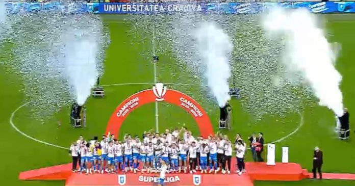 Superliga: Universitatea Craiova se solemnizează ca noua campioană a României după triumful de 5-0 asupra Universității Cluj. Formația...