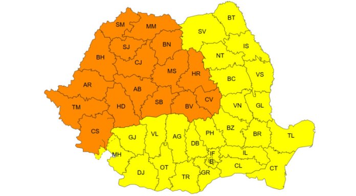 ANM a extins alerta roșie de caniculă: începând de luni, cea mai mare parte a țării va fi sub avertizare. Temperaturi de până la...