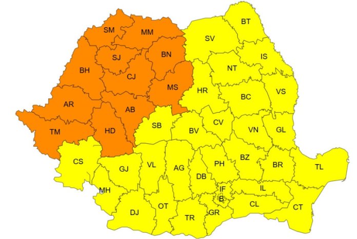 Canicula influențează toată țara. ANM a notificat primul cod roșu din sezon pentru 16 județe: temperaturi de până la...